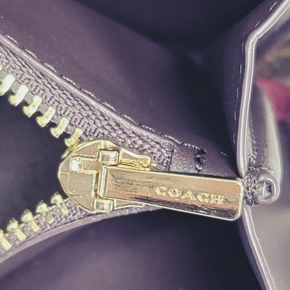 SALE 1 DAY Coach 2 PCS SET Signature Leather Bag Wallet NWT - Picture 14 of 16